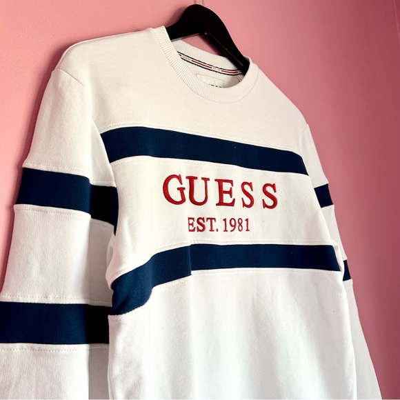 Men’s Guess Crewneck Sweater - Picture 3 of 9